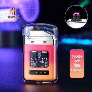 Double Arc Type-C Rechargeable Lighter – LED Display, Windproof and Flameless Design4