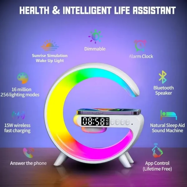 Smart Light Speaker Alarm Clock
