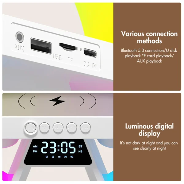 Smart Light Speaker Alarm Clock