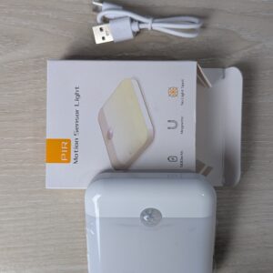 Wireless USB Rechargeable PIR Motion Sensor Light - Square Smart Lamp2