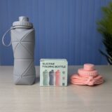 Silicone Foldable Water Bottle - Portable Collapsible Bottle4