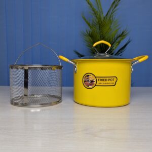 Deep Fry Pot with Basket & Lid | Portable Deep Frying Pot-2